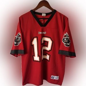 Vintage NFL Tampa Bay Buccaneers 🏴‍☠️ 🏈 90’s era - Trent Dilfer Logo7 - Size L